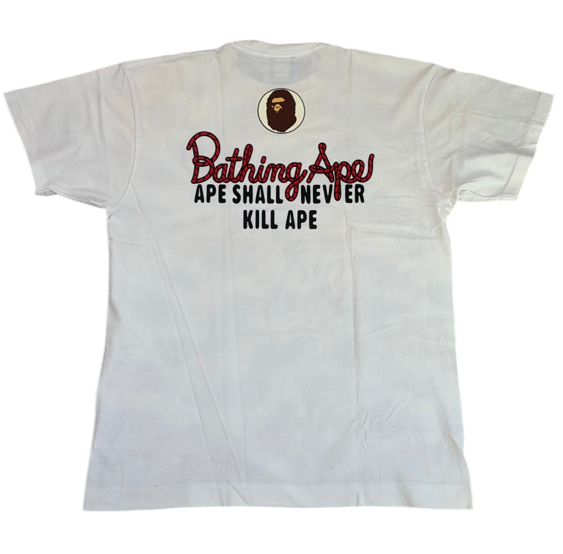 2007 Bape top logo tee (SIGNED BY TREY SONGZ) (Large)