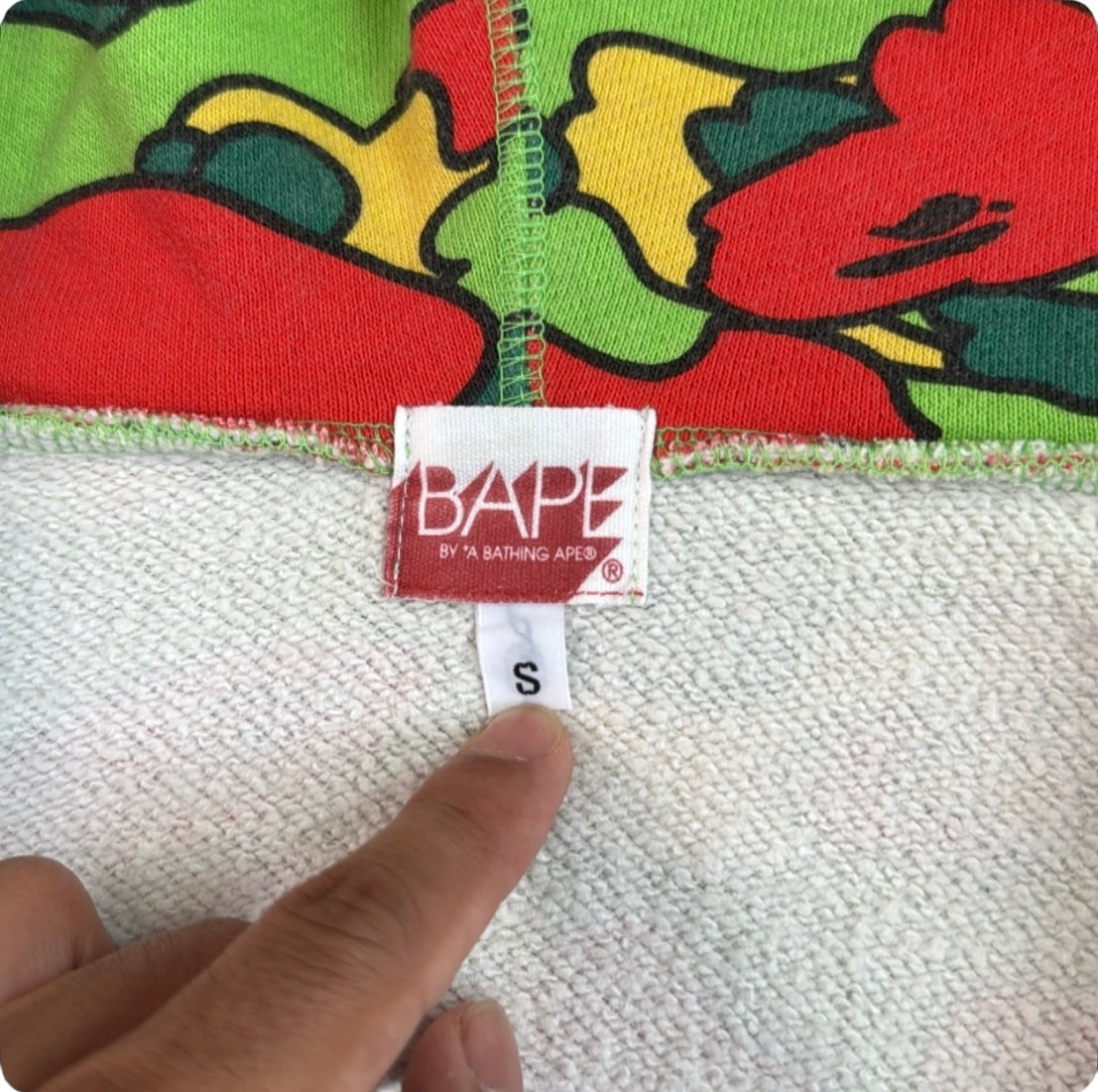 2005 Bape psyche camo hoodie (Small)