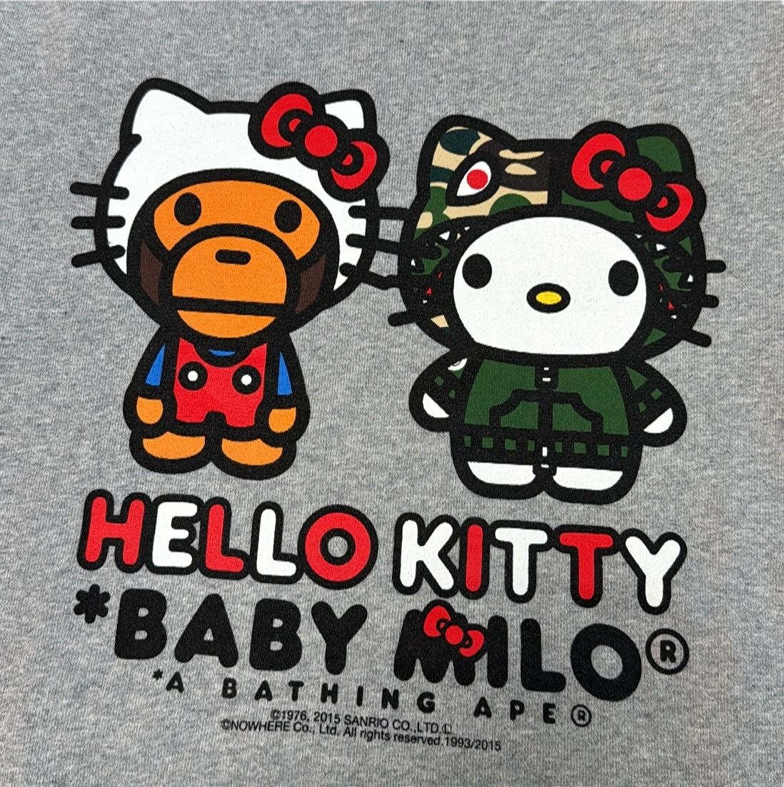 2015 Bape x hello kitty crewneck (Large)