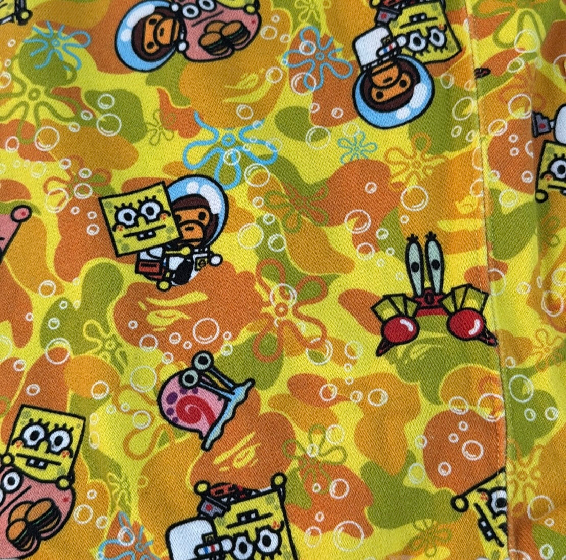 2016 Bape x SpongeBob shorts (Medium)