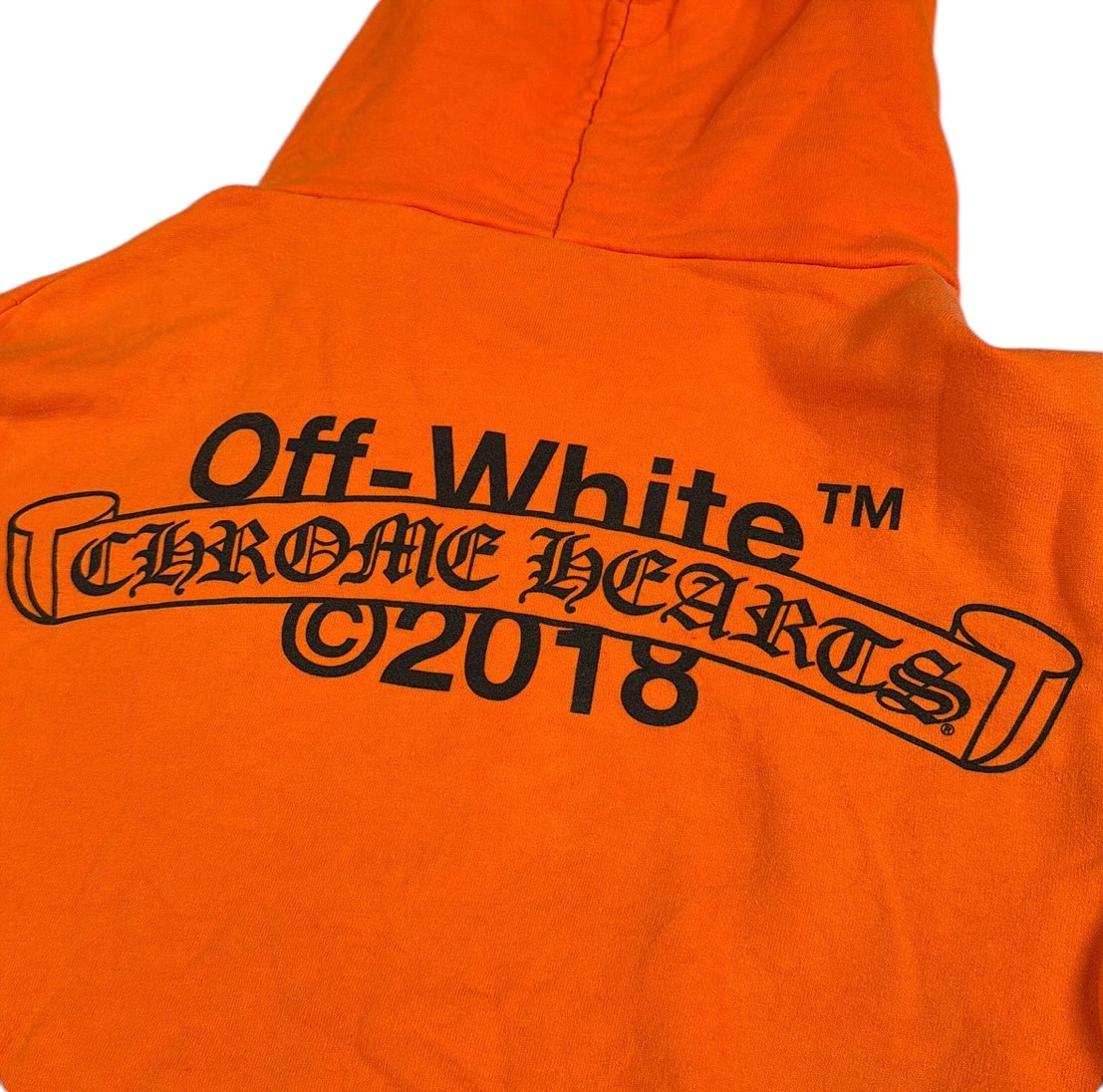 2018 Chrome hearts x off-white hoodie (Small)