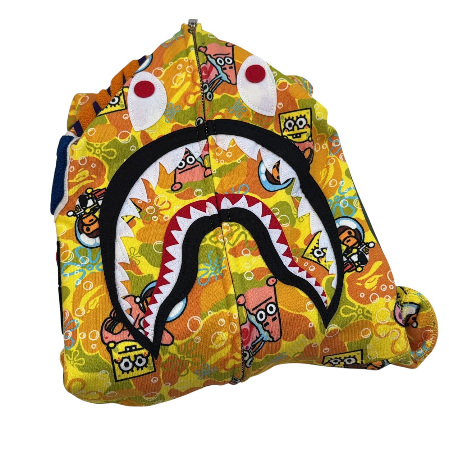 2014 Bape x SpongeBob shark hoodie (Medium)