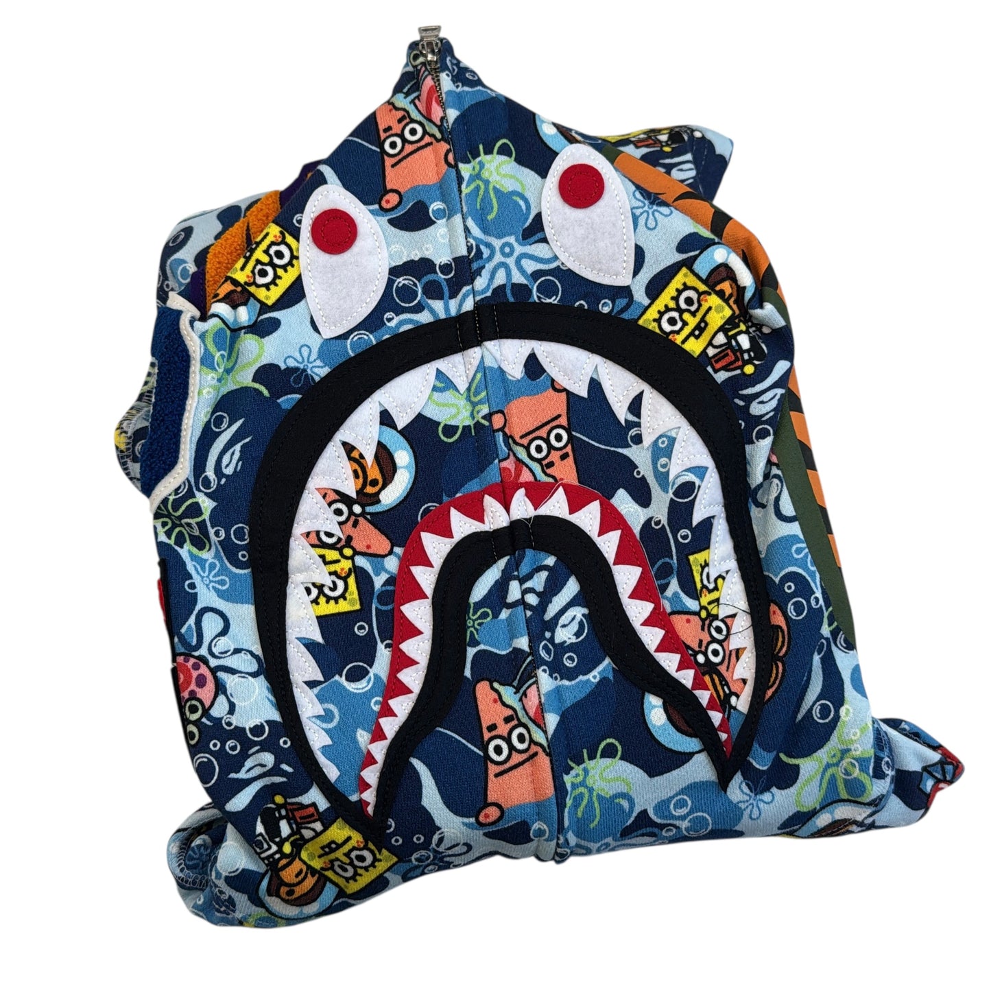 2014 Bape x SpongeBob shark hoodie (Medium)