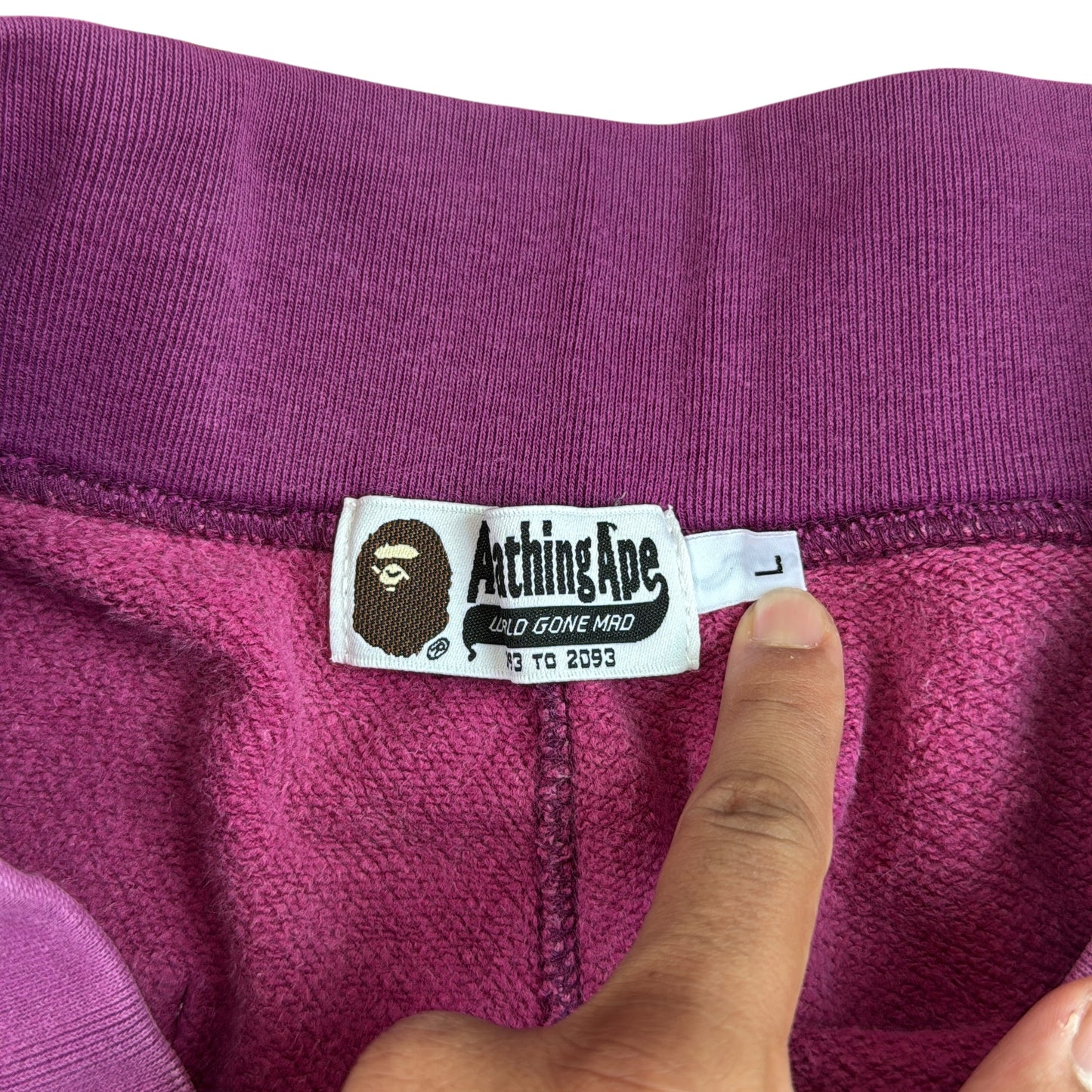 2012 Bape purple camo shorts (Large)