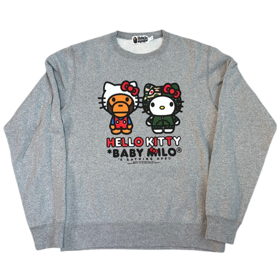 2015 Bape x hello kitty crewneck (Large)