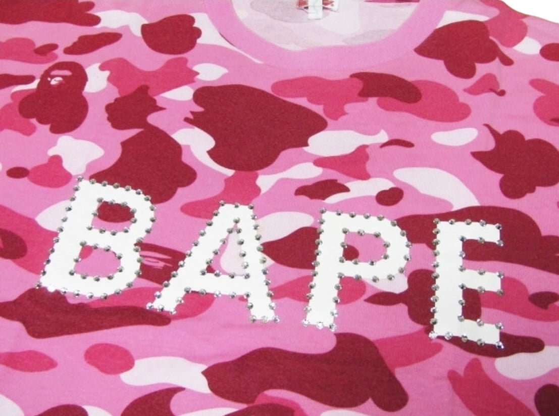 2006 Bape Swarovski camo tee (XL)