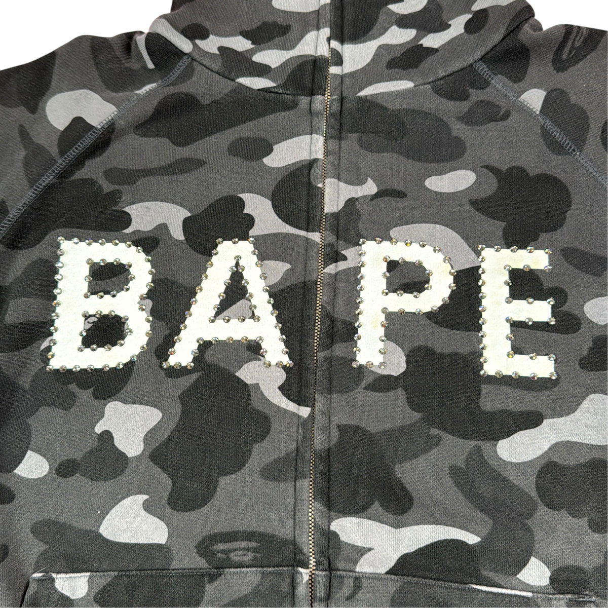 2005 Bape x Swarovski spellout hoodie (Medium)