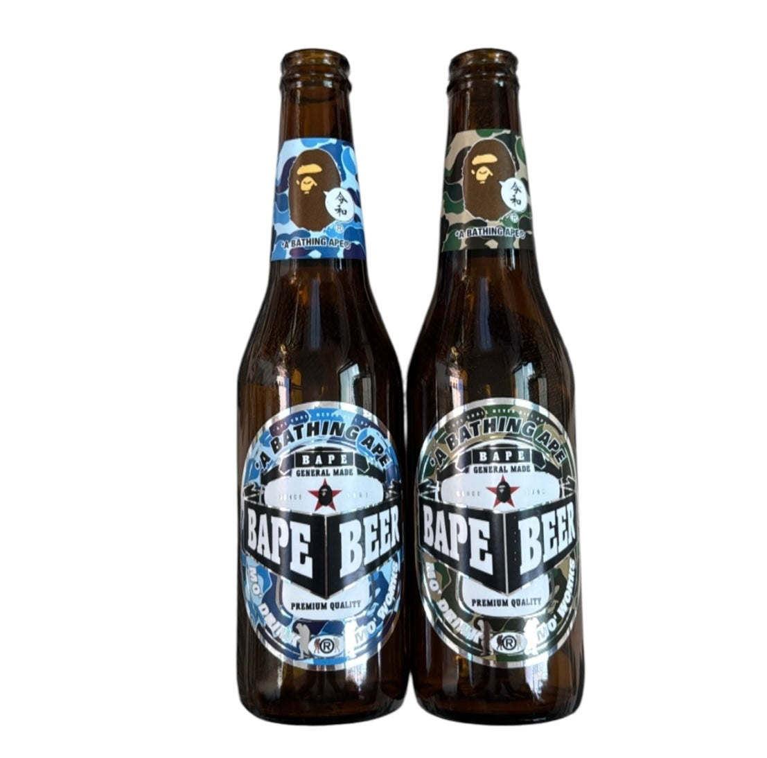 2018 Bape beer bottles (Empty)
