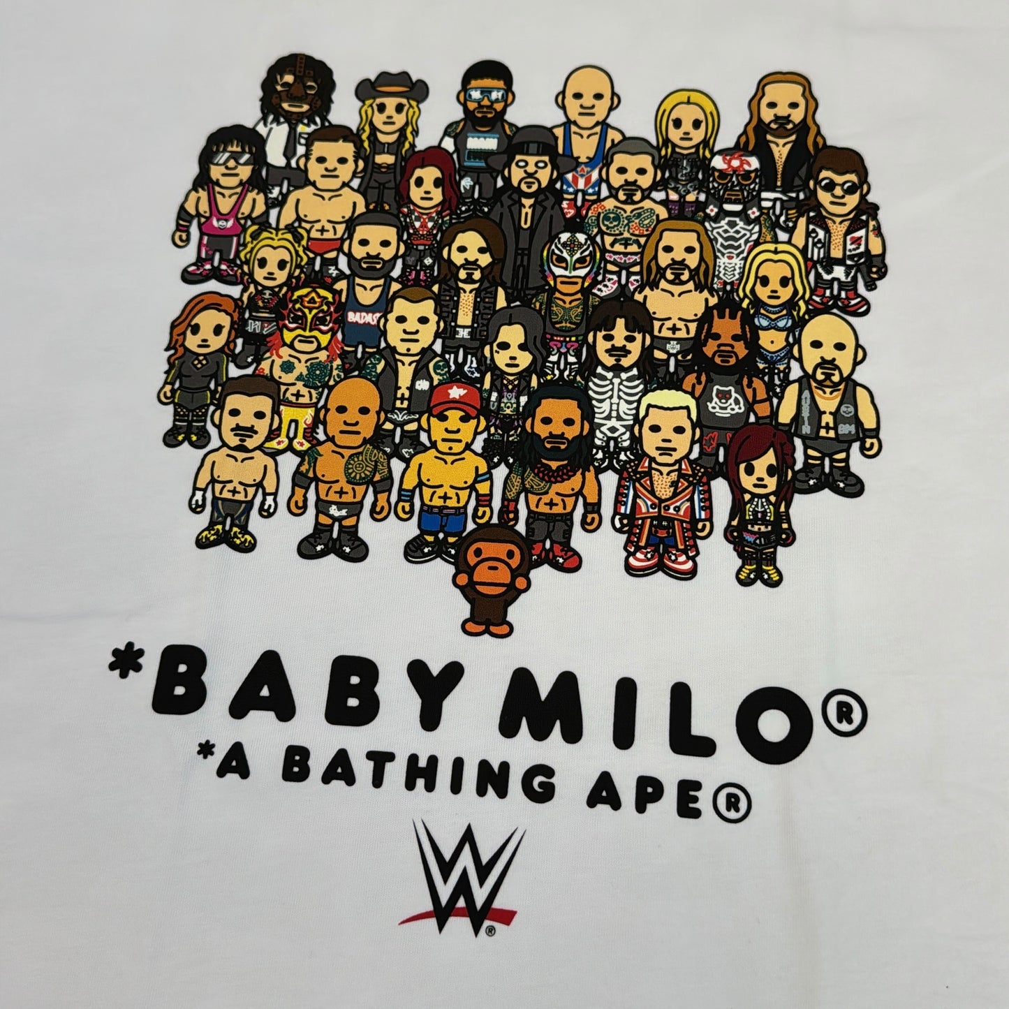 2025 Bape x WWE character tee (Large)