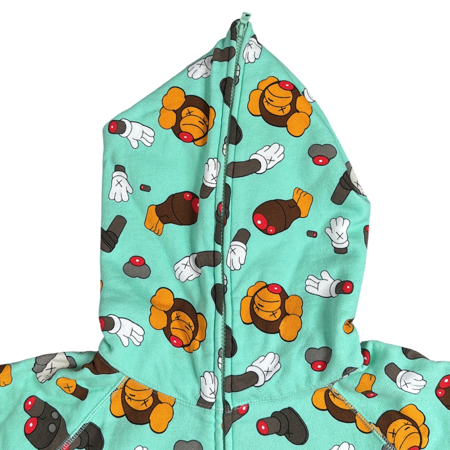 2005 Bape x kaws slaughter camo hoodie (Medium)
