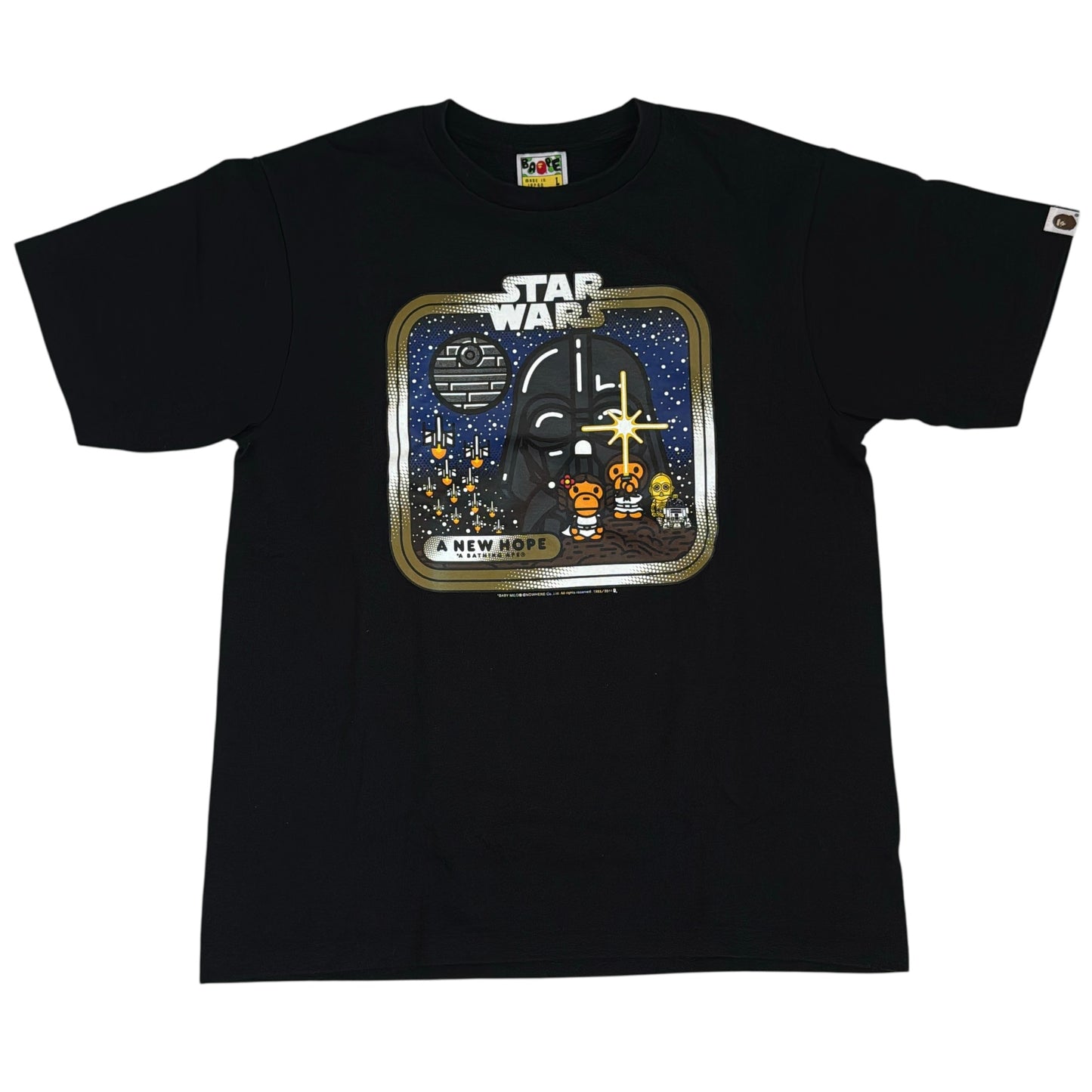 2011 Bape x Star Wars “A new hope” tee (Large)