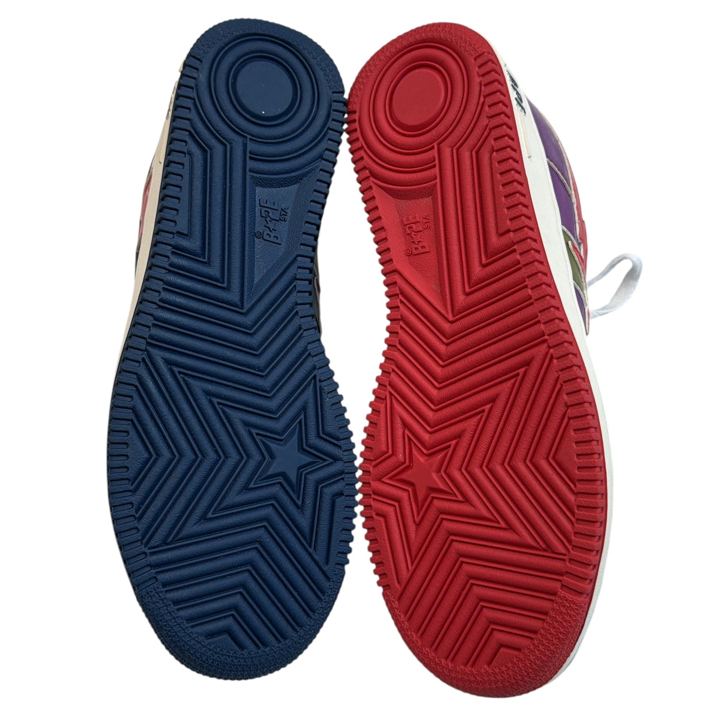 2005 Bape x kaws crazy color chomper Bapesta (9)