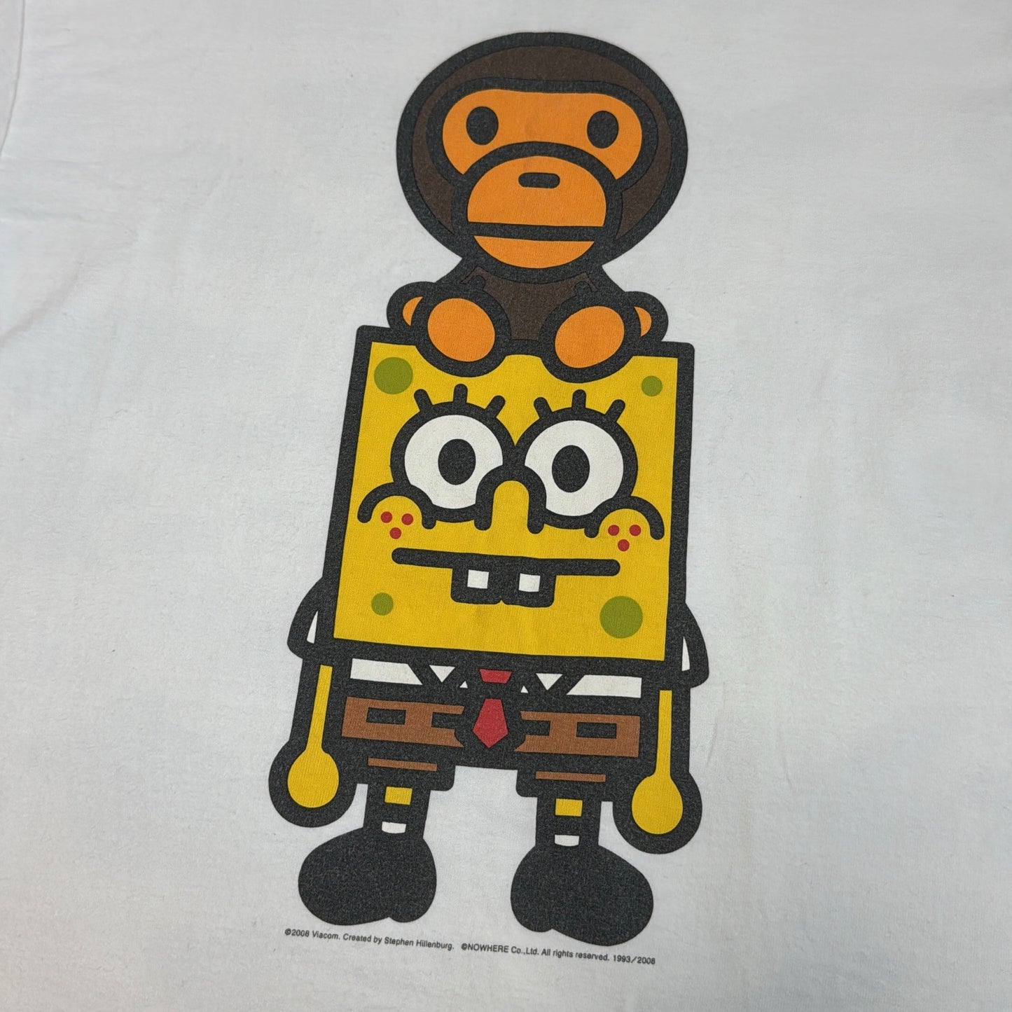 2008 Bape x SpongeBob tee (Medium)