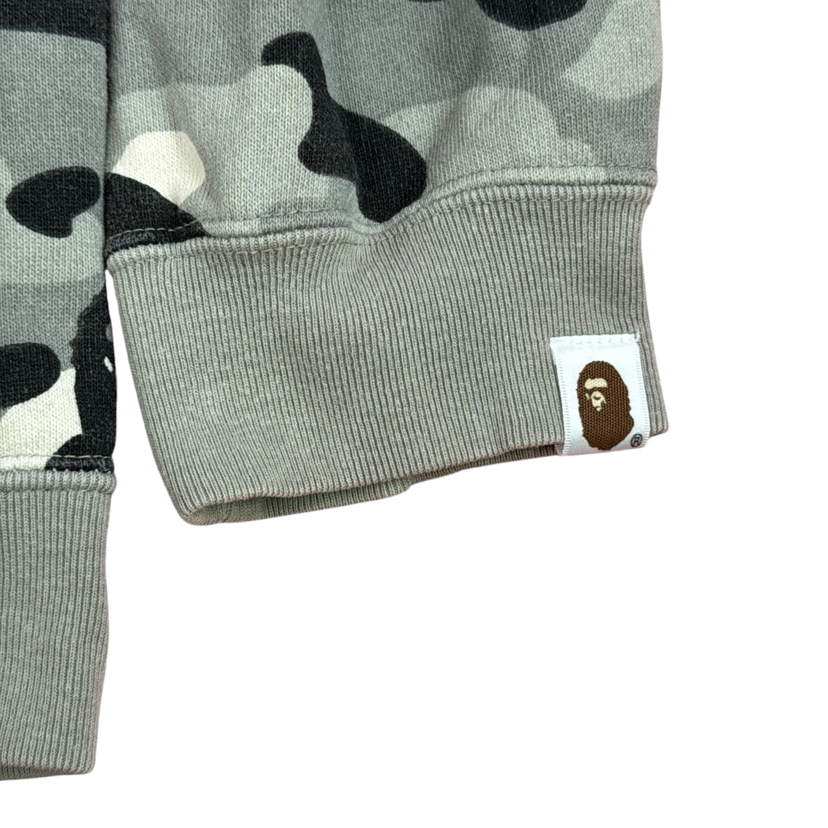 2006 Bape snow camo full separate hoodie (XL)