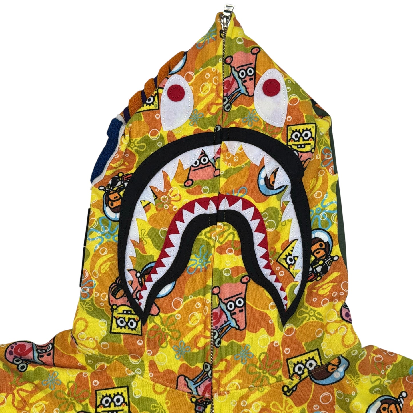 2014 Bape x SpongeBob shark hoodie (Medium)