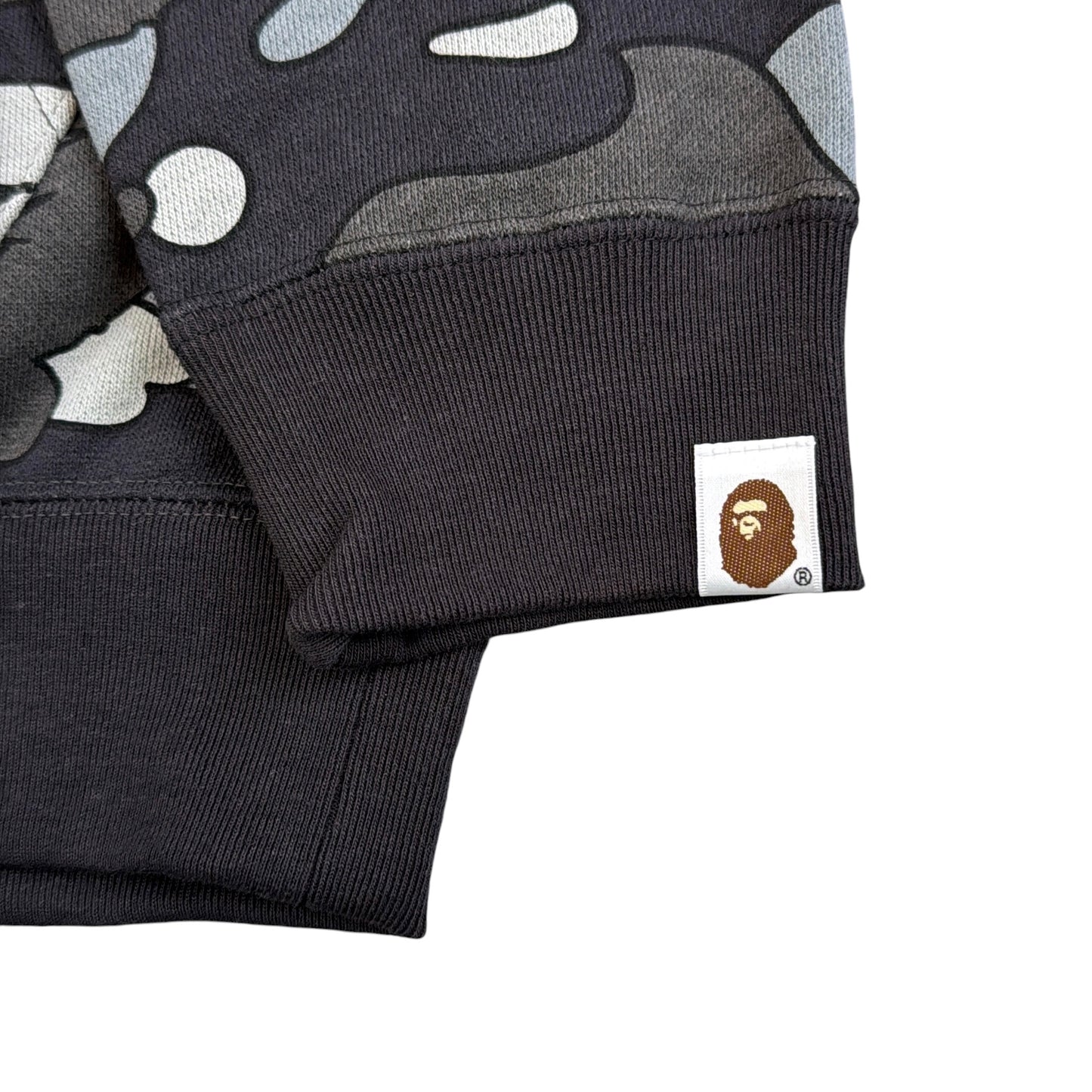 2007 Bape black psyche camo hoodie (Small)