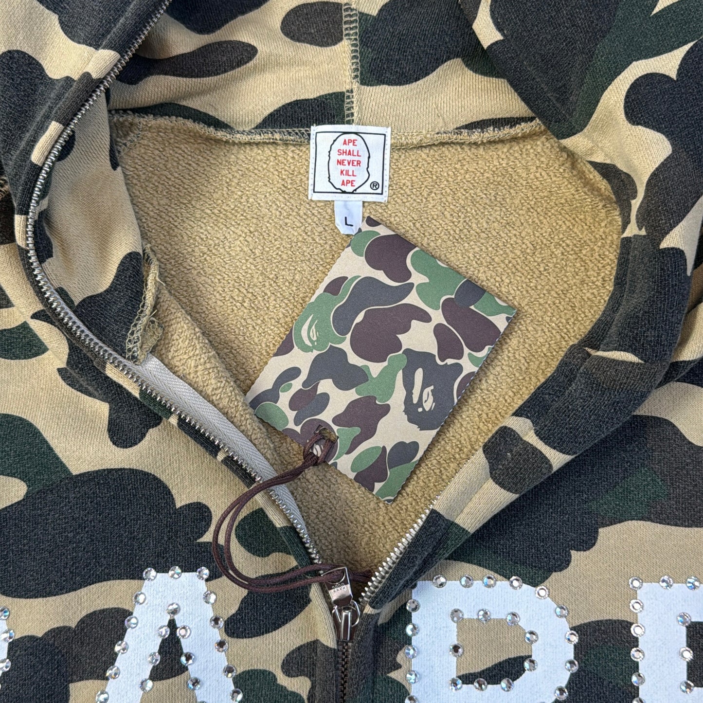 2001 BAPE Swarovski spellout NEW (Large)