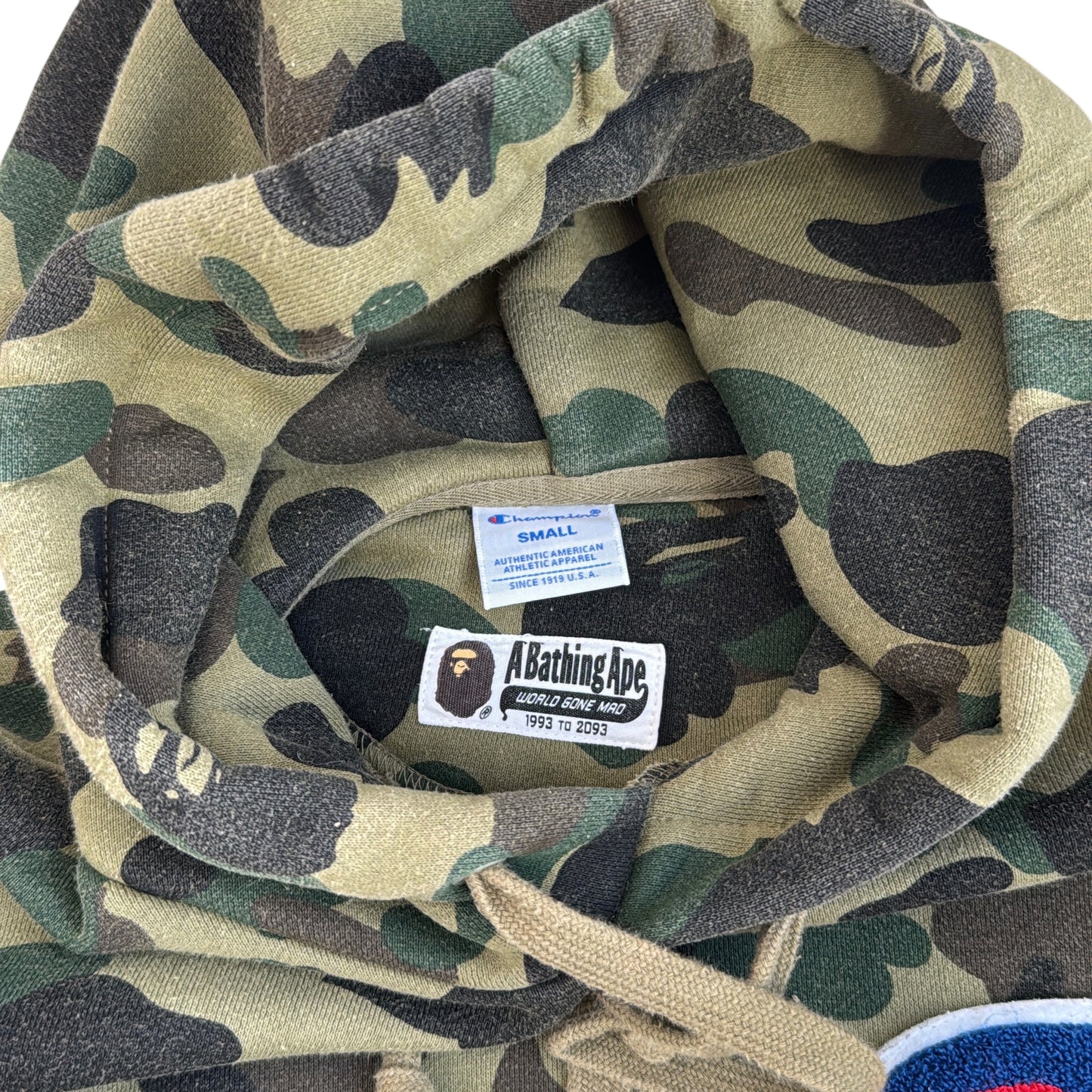 2016 Bape x champion hoodie (Small)