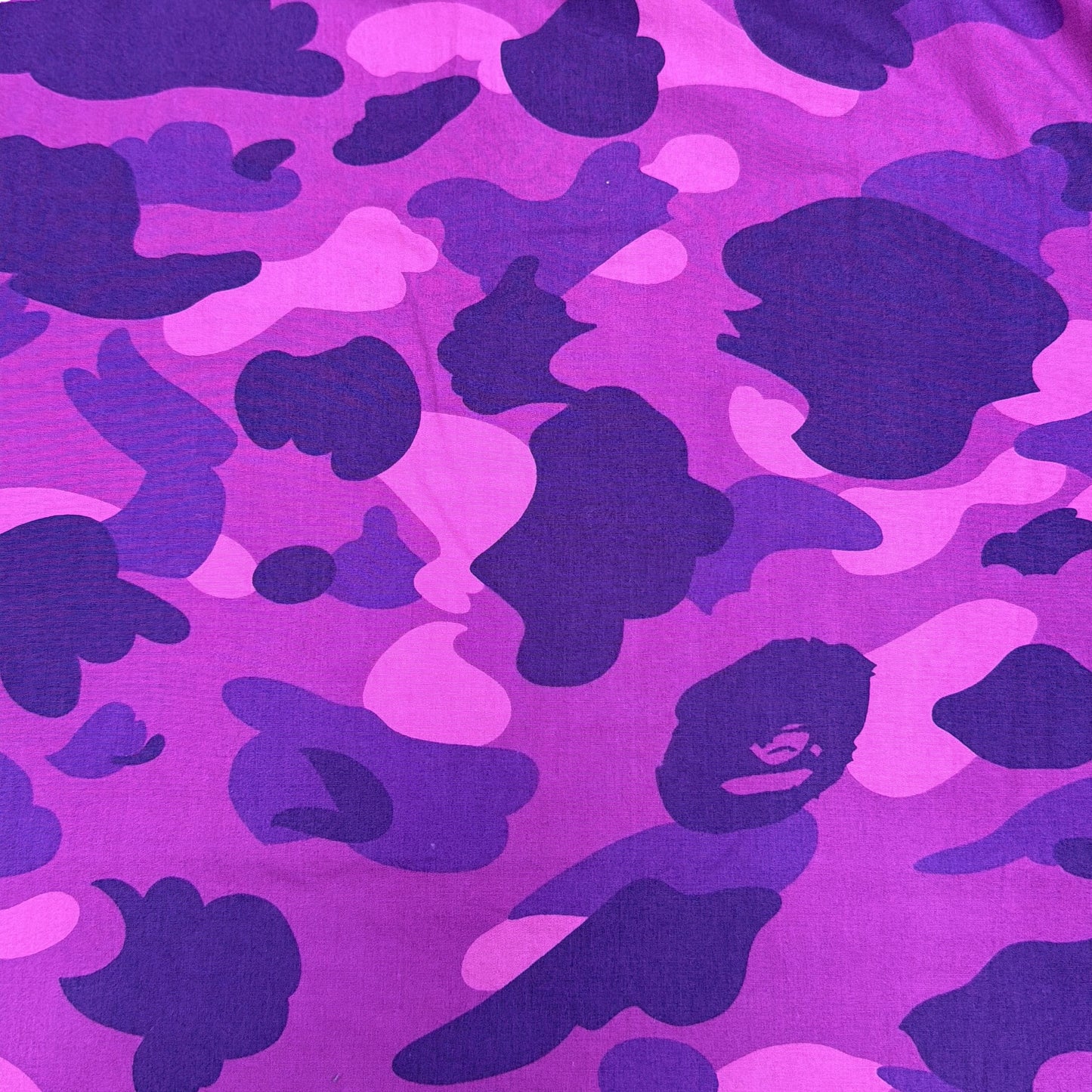 2002 Bape purple camo button up (Medium)