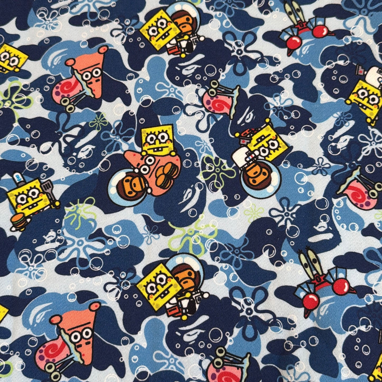 2014 Bape x SpongeBob shark hoodie (Medium)