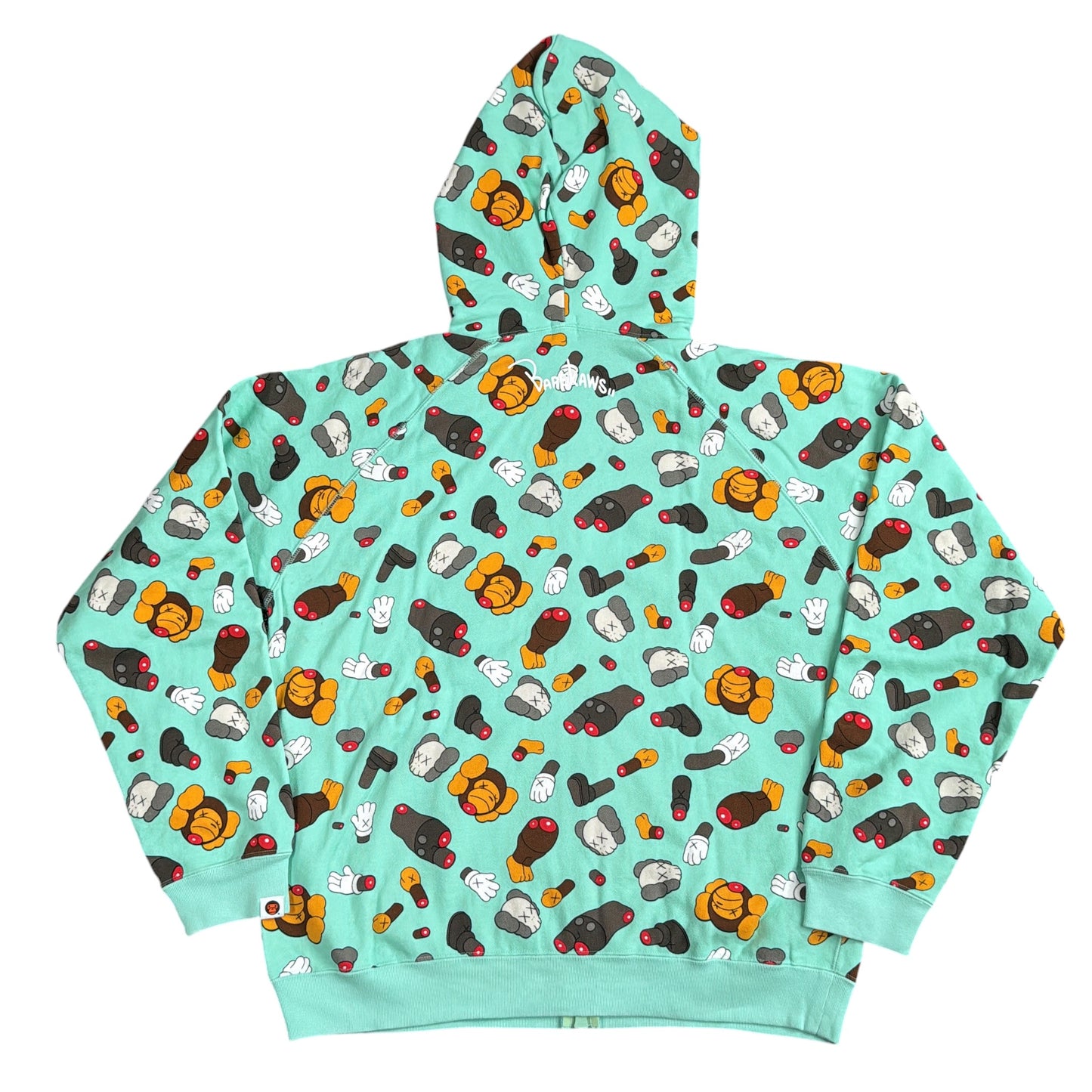 2005 Bape x kaws slaughter camo hoodie (Medium)