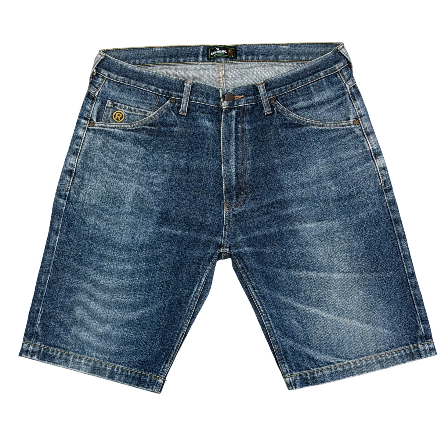 2009 Bape store Maebashi exclusive spellout shorts (Large)