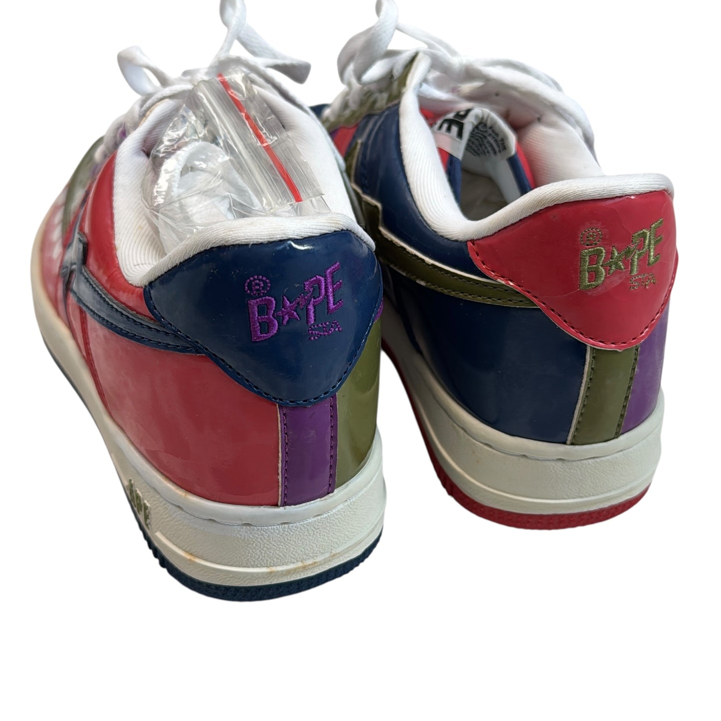 2005 Bape x kaws crazy color chomper Bapesta (9)