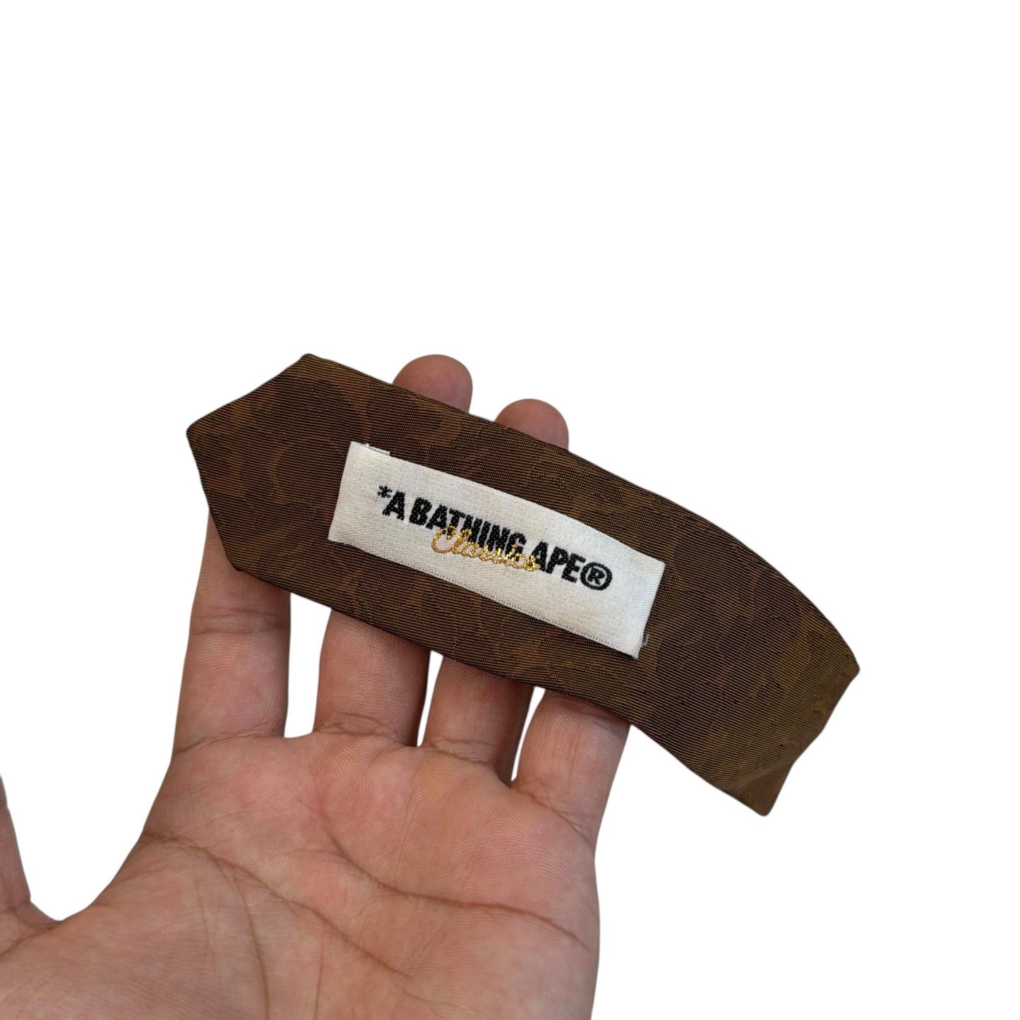 2007 Bape brown camo belt