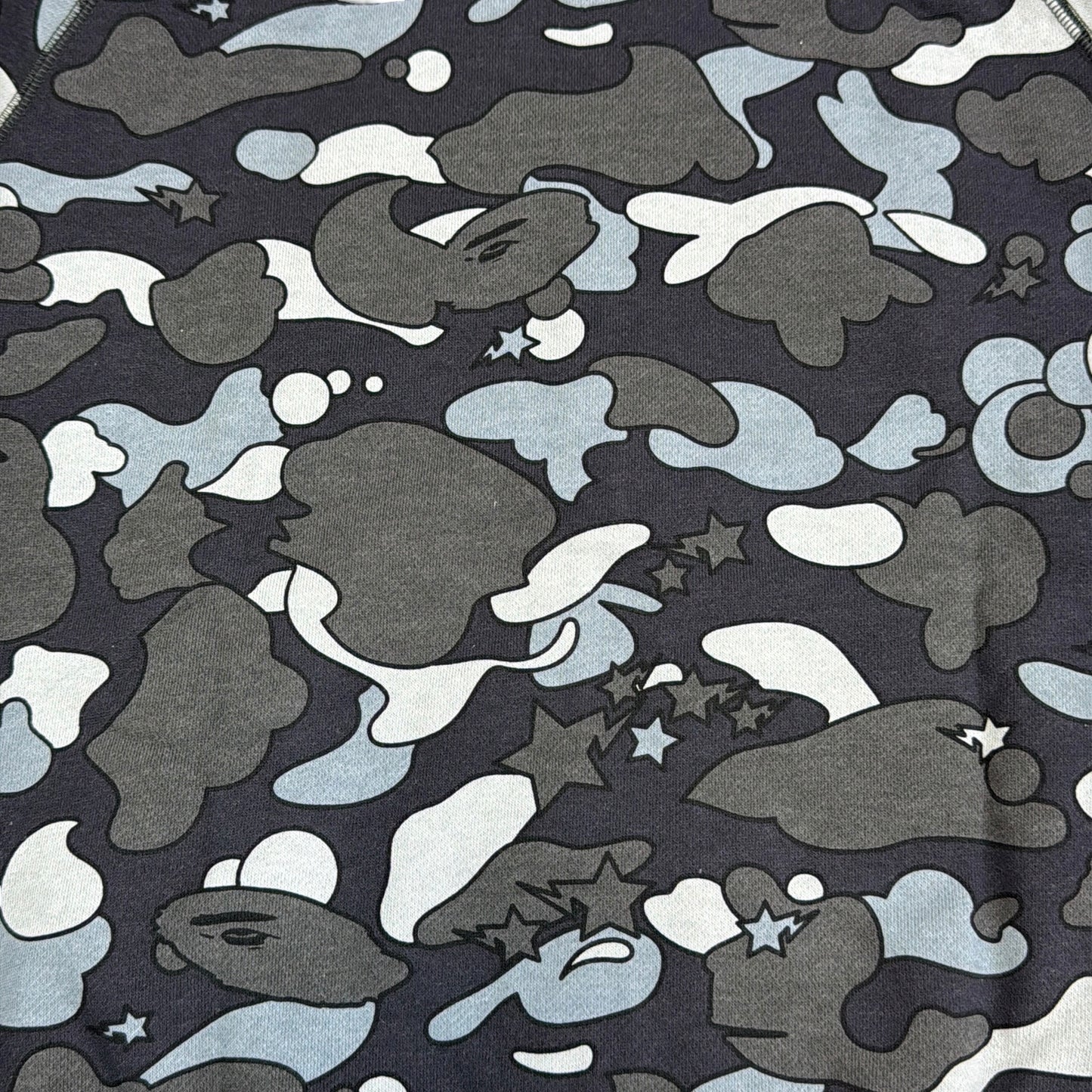 2007 Bape black psyche camo hoodie (Small)