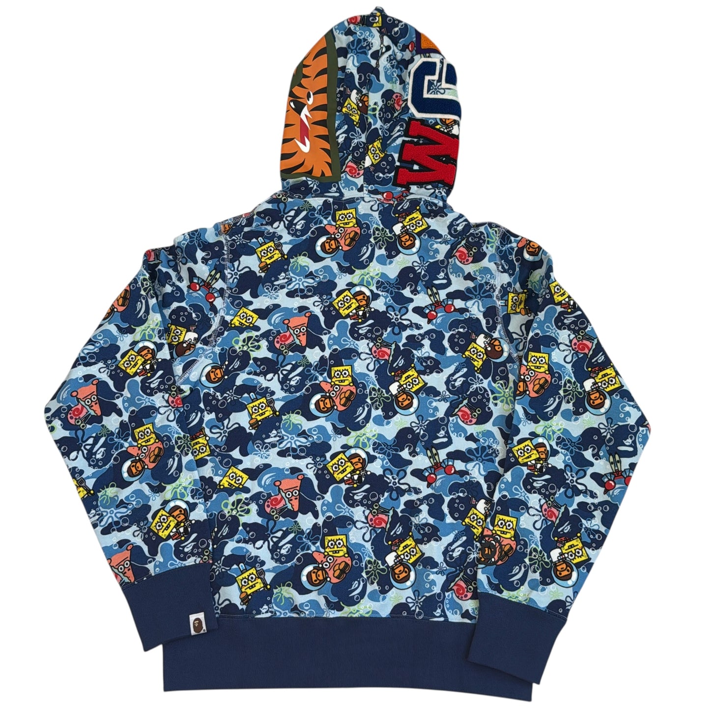 2014 Bape x SpongeBob shark hoodie (Medium)
