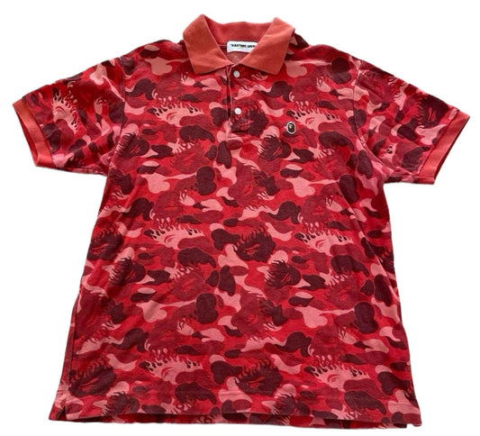 2007 Bape fire camo polo (Medium)