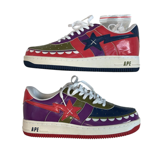 2005 Bape x kaws crazy color chomper Bapesta (9)