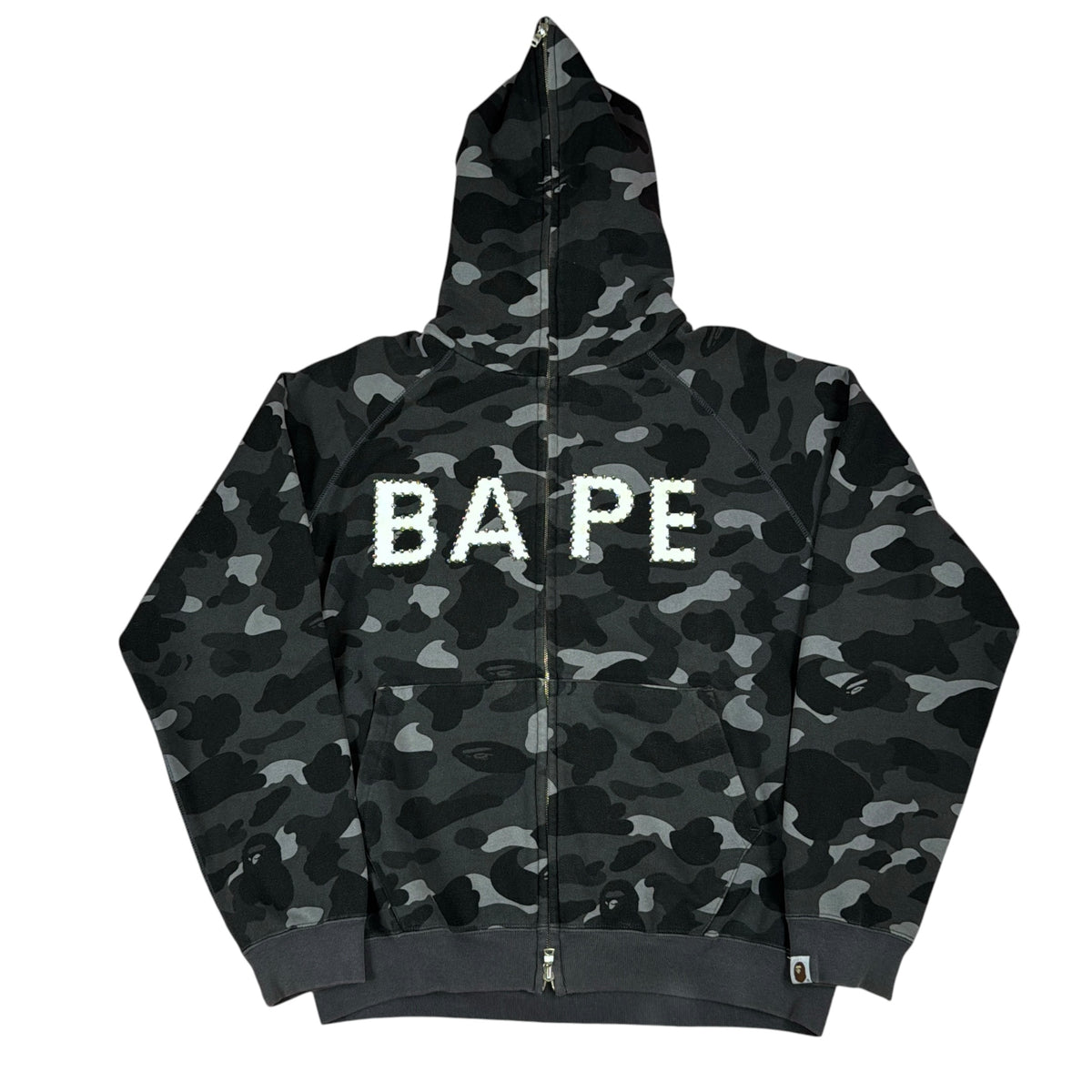 2005 Bape x Swarovski spellout hoodie (Medium)