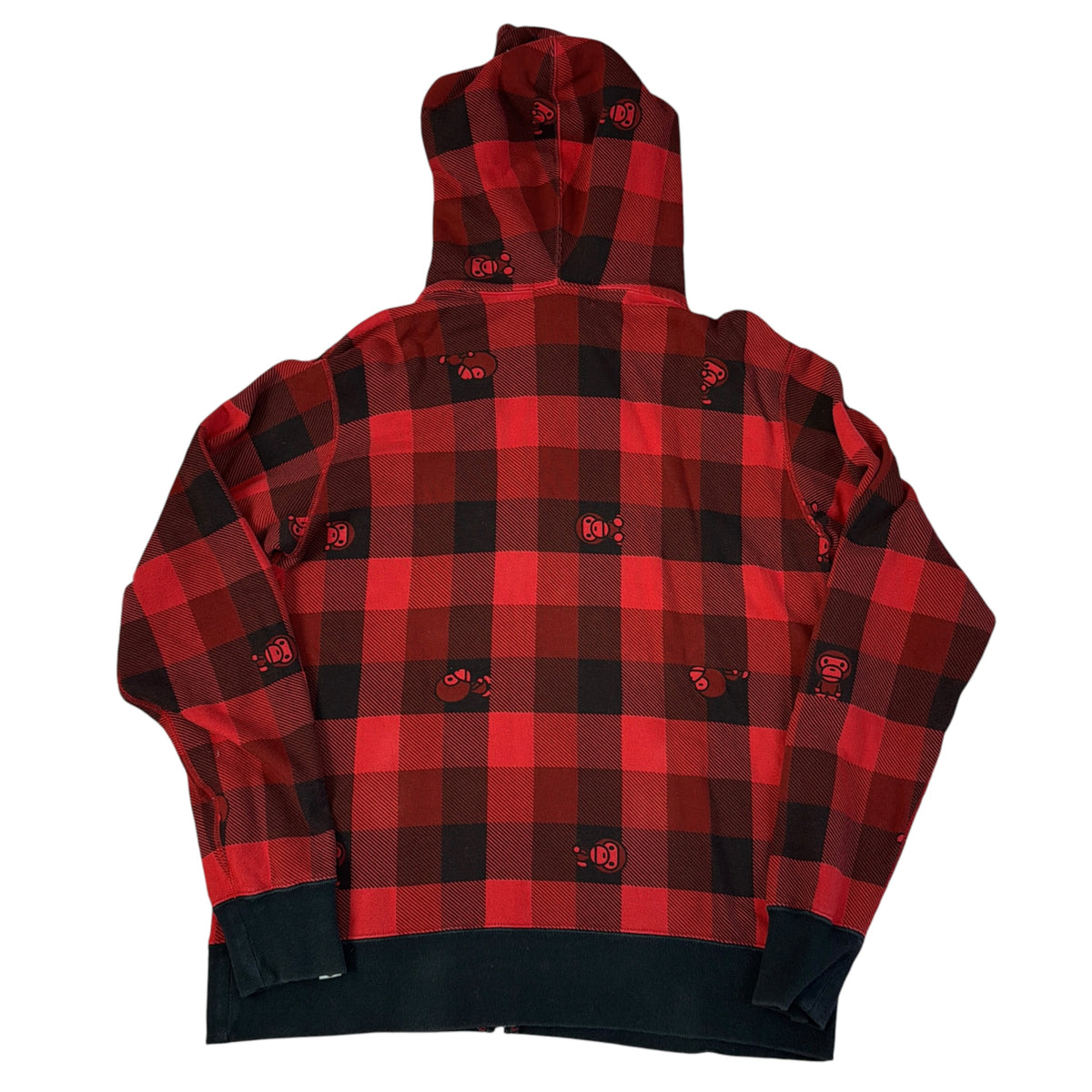 2010 Bape plaid hoodie (Large)