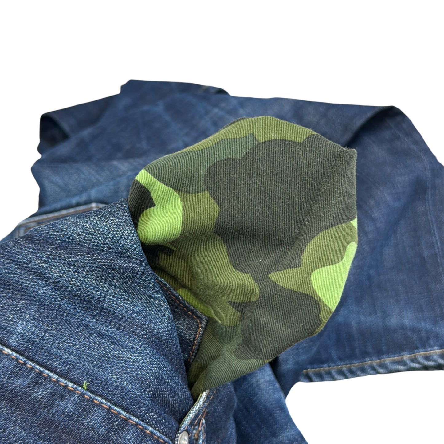 2009 Bape store Sendai spellout jeans (Medium)