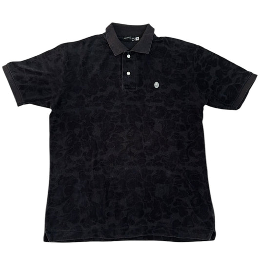 2007 Bape velour camo polo (Medium)
