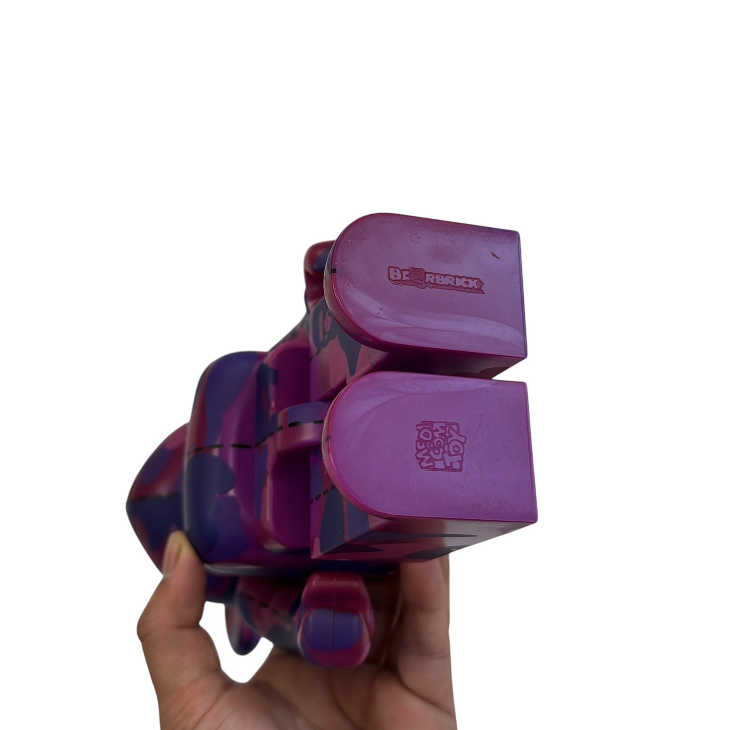 2007 Bape purple camo 400% bearbrick