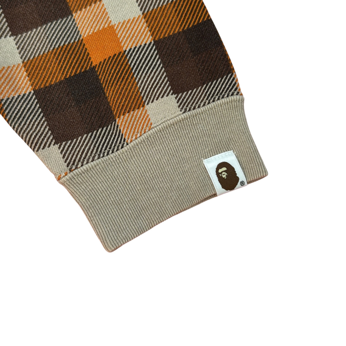2007 Bape plaid hoodie (Large)