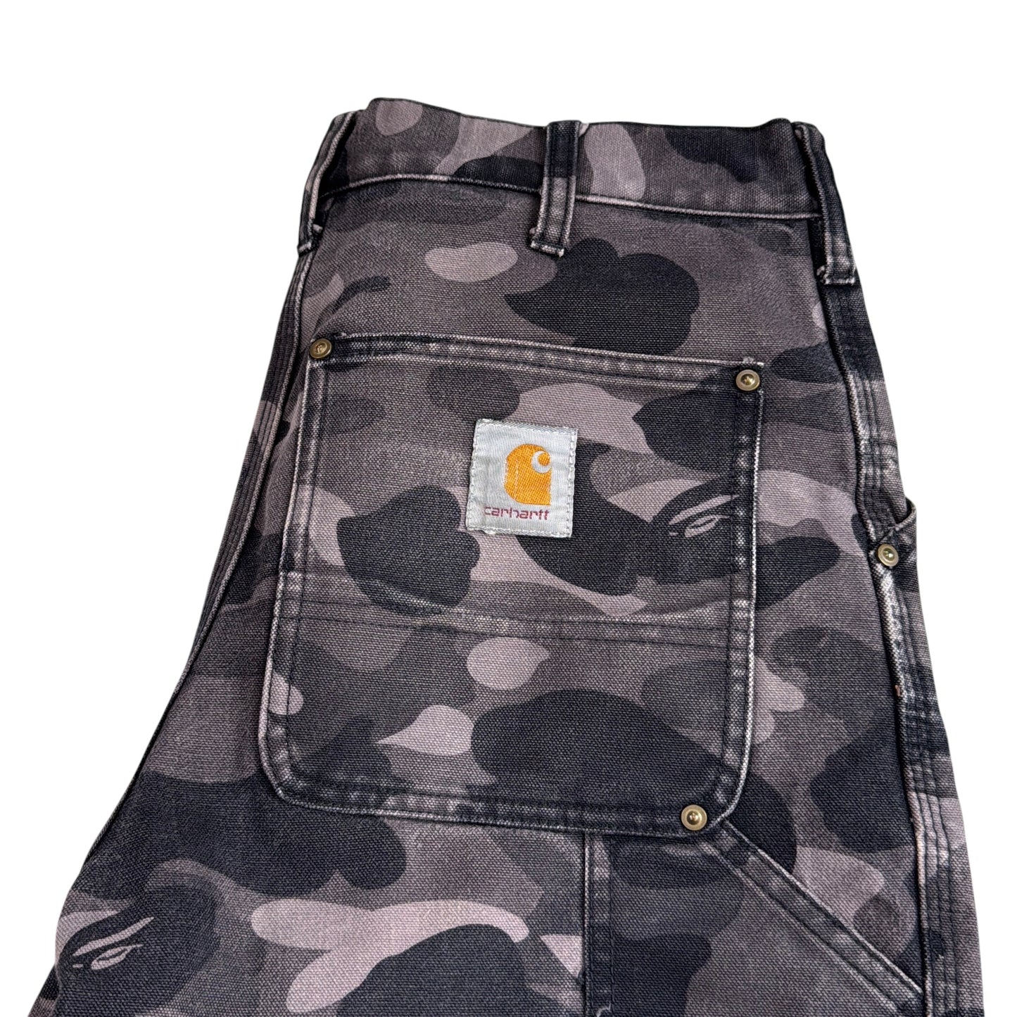 2005 BAPE x Carhartt work pants (Small)