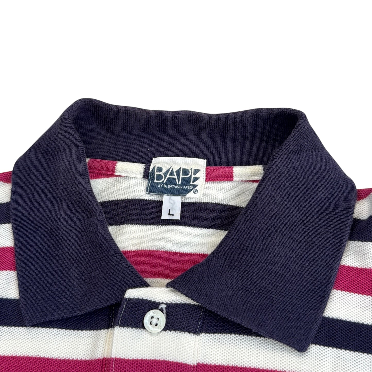 2006 Bape stripe polo (Large)