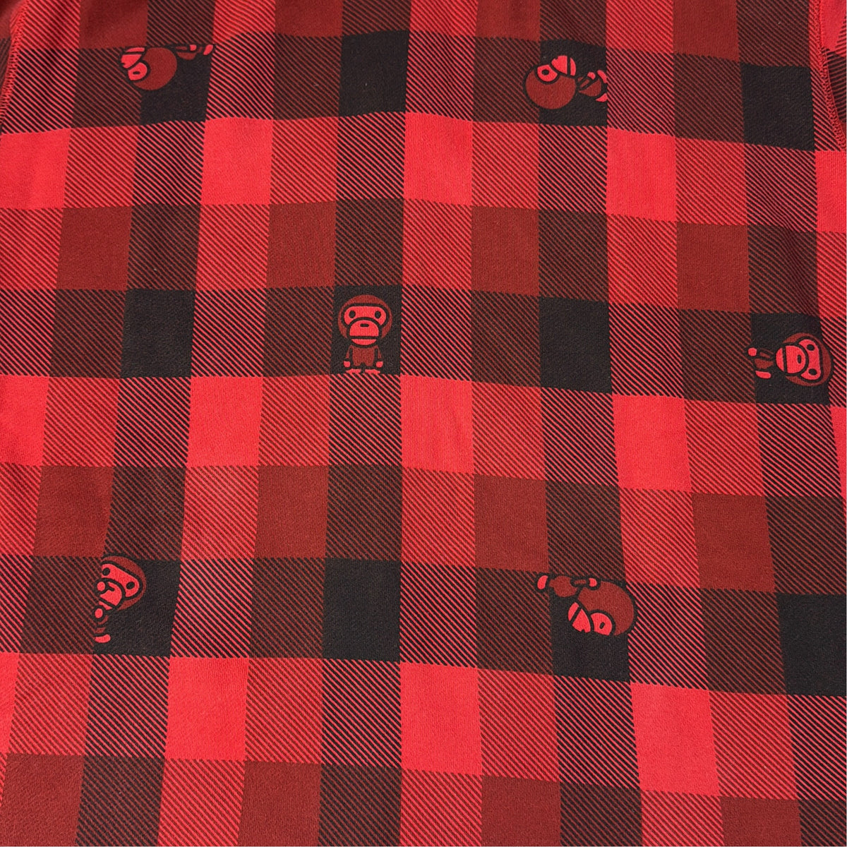 2010 Bape plaid hoodie (2XL)