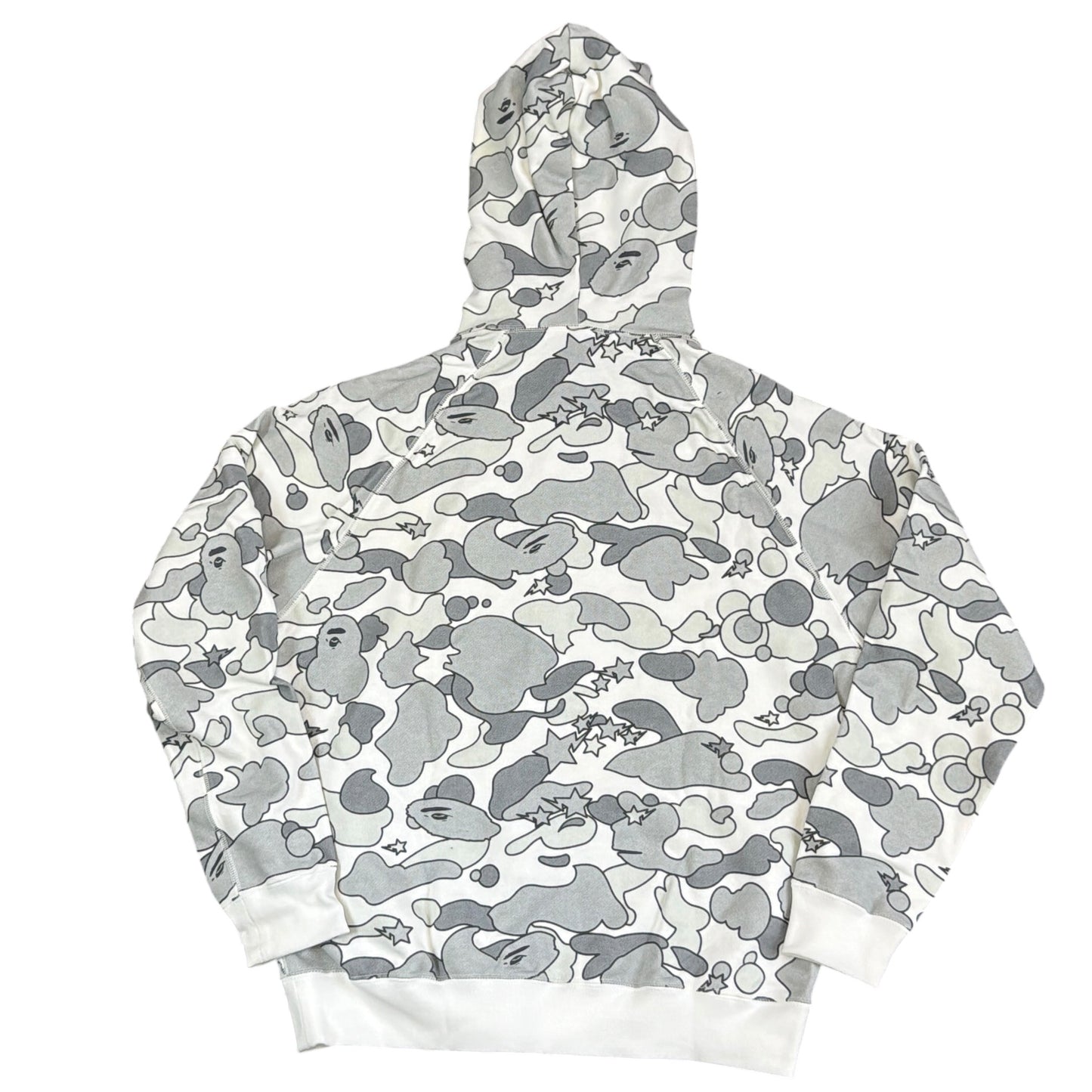 2007 Bape white psyche camo hoodie (Small)