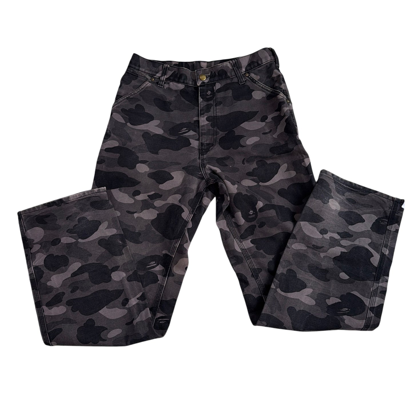 2005 BAPE x Carhartt work pants (Small)