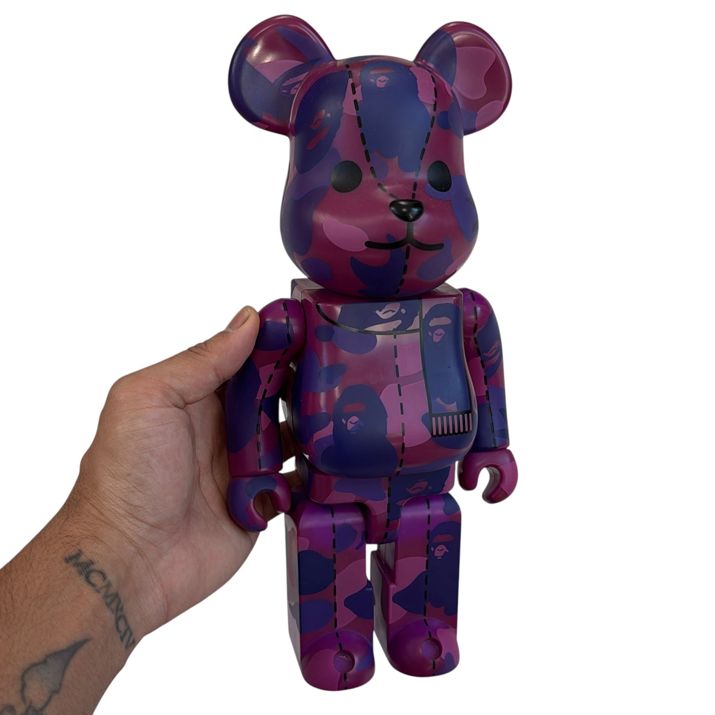 2007 Bape purple camo 400% bearbrick