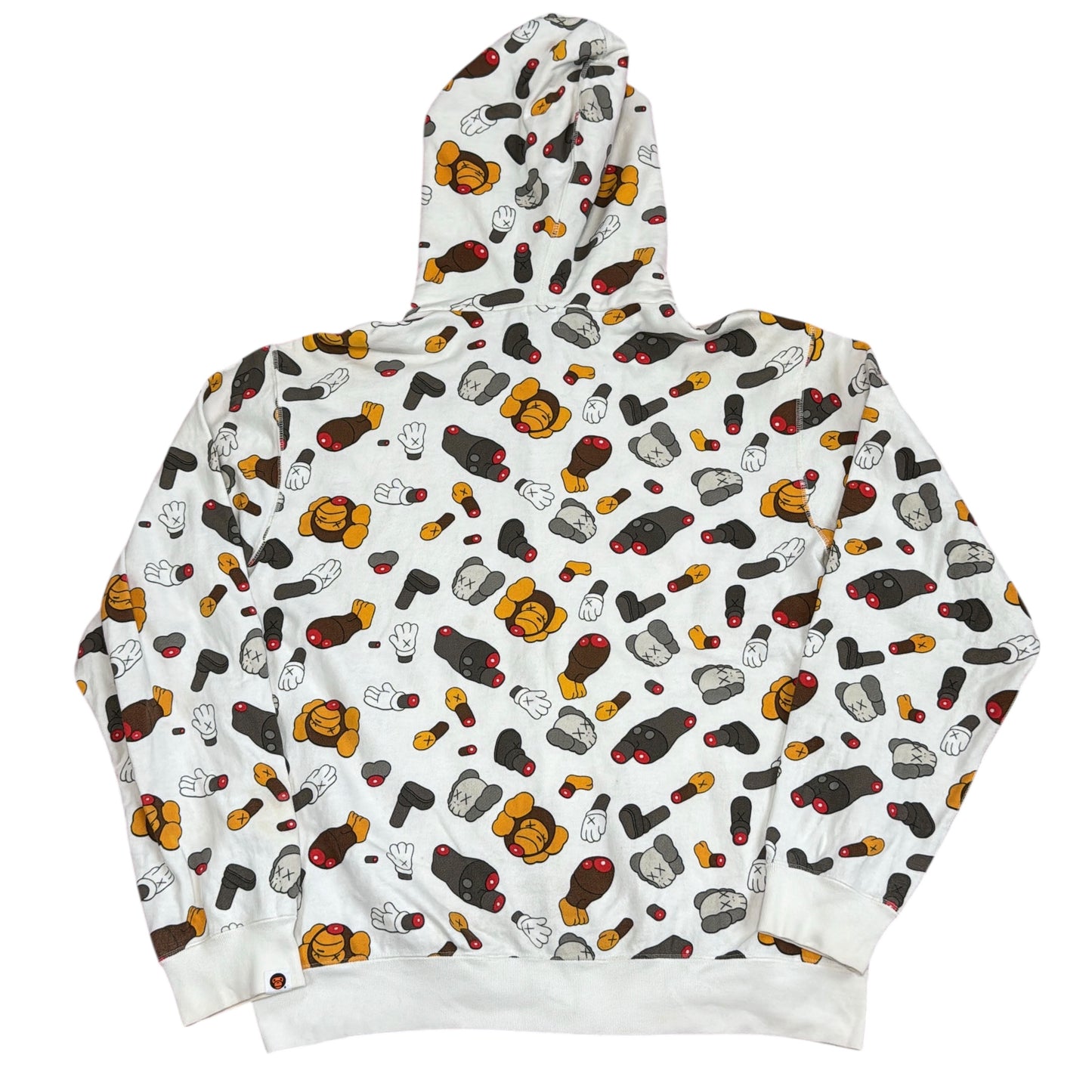 2005 Bape x kaws slaughter camo hoodie (Medium)