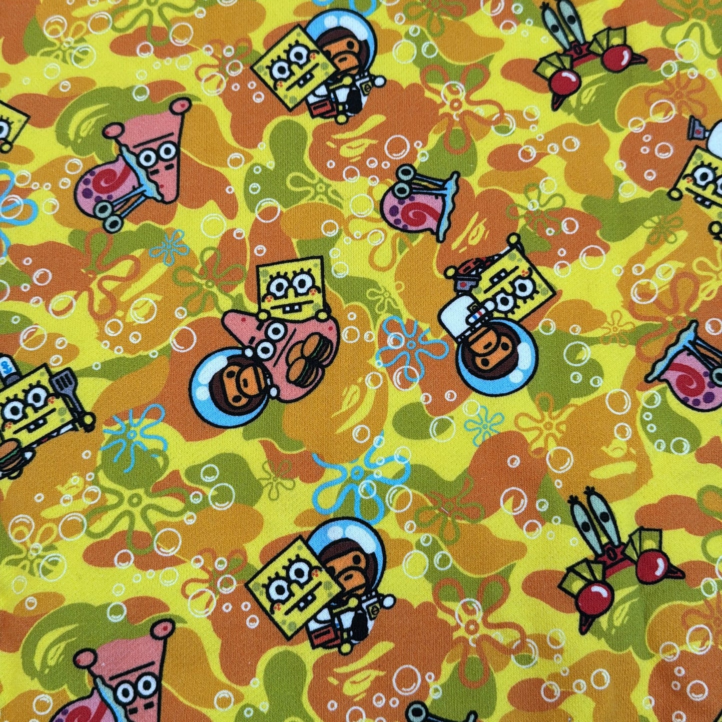 2014 Bape x SpongeBob shark hoodie (Medium)