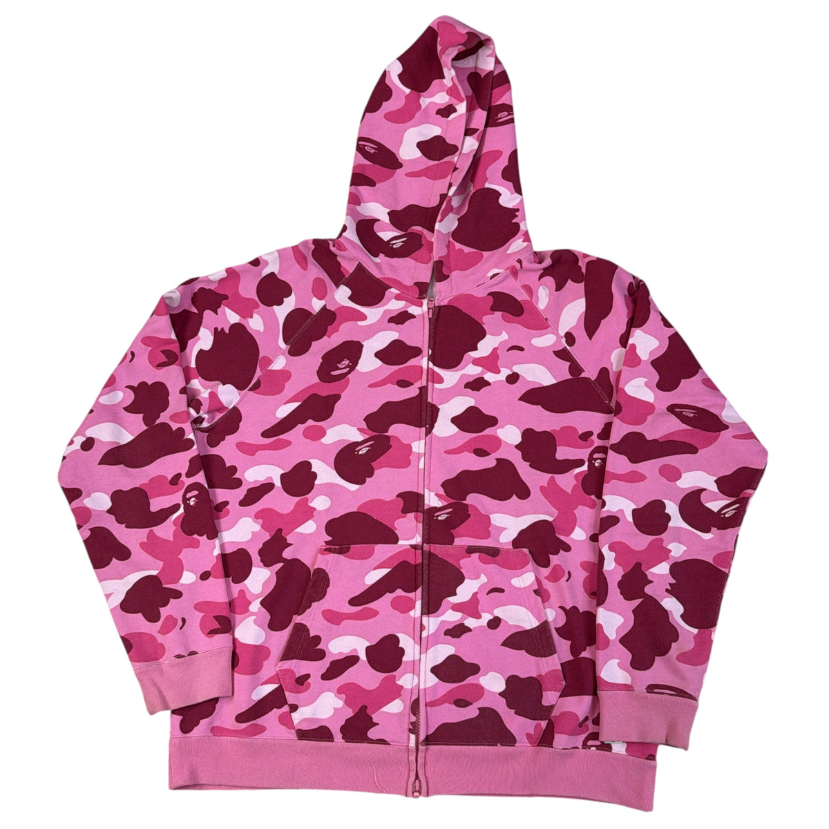 2005 Bape pink camo hoodie (Large)