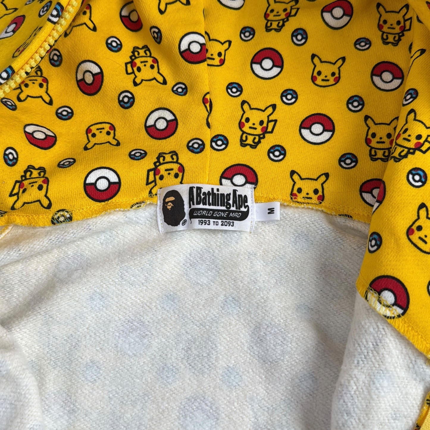 2020 Bape x Pokémon full zip hoodie (Medium)