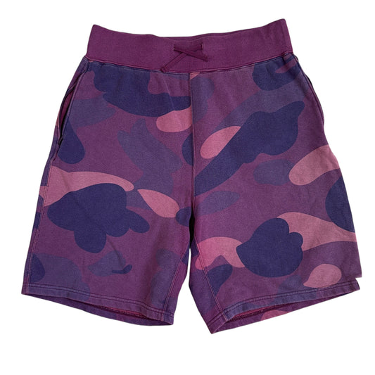2012 Bape purple camo shorts (Large)