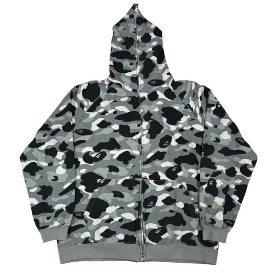2006 Bape snow camo full separate hoodie (XL)